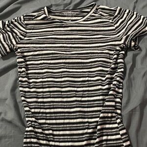 Hollister Monochrome Striped Bodysuit